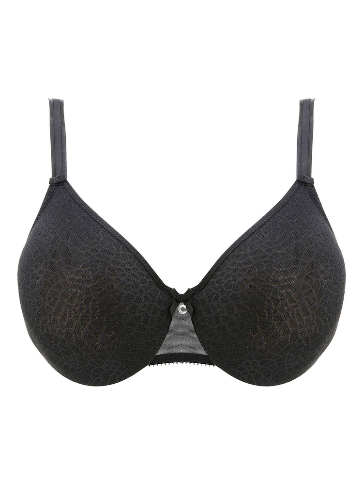 Chantelle Black Magnifique Seamless Minimiser Underwired Bra - Image 6 of 6