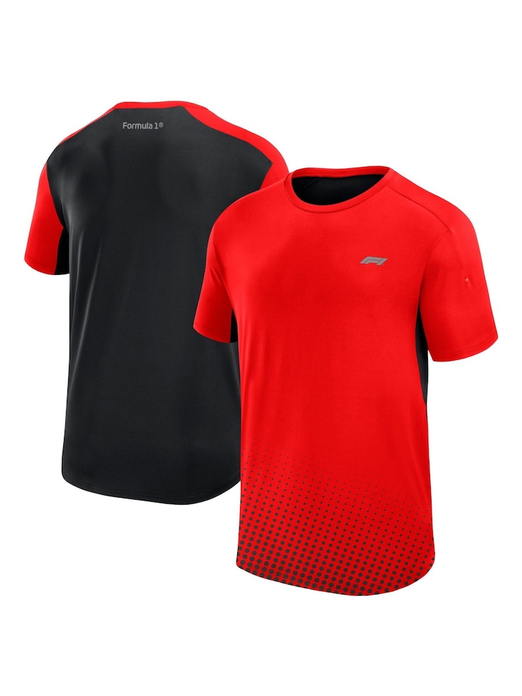 Fanatics Red F1 Formula 1 Tech T-Shirt - Image 1 of 3