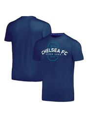 Fanatics Blue Chelsea Wordmark Graphic 100% Cotton T-Shirt - Image 1 of 3