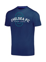 Fanatics Blue Chelsea Wordmark Graphic 100% Cotton T-Shirt - Image 2 of 3