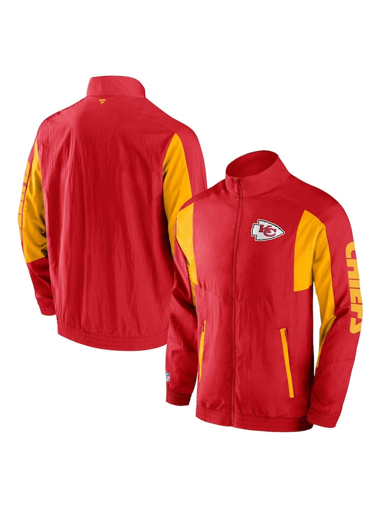 Fanatics NFL Kansas City Chiefs Woven Track Jacket - Image 1 of 3 Fanatics NFL Kansas City Chiefs Woven Track Jacket - Image 1 of 3