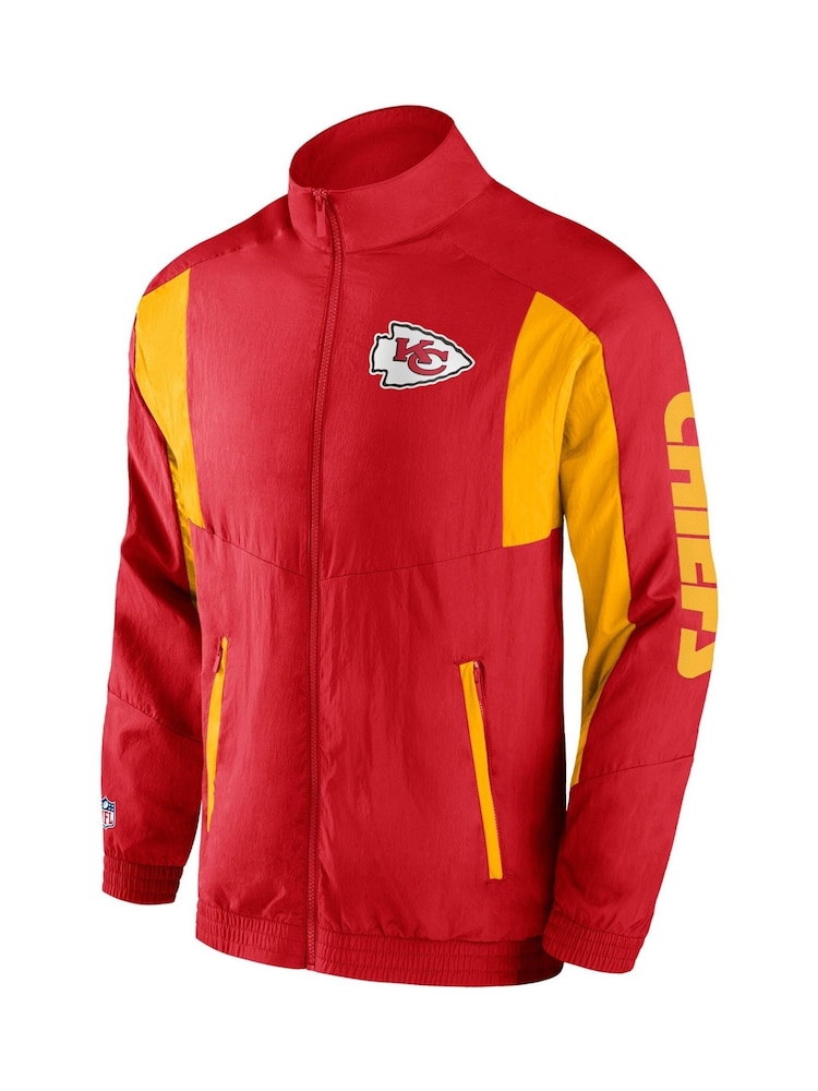 Fanatics NFL Kansas City Chiefs Woven Track Jacket - Image 2 of 3 Fanatics NFL Kansas City Chiefs Woven Track Jacket - Image 2 of 3