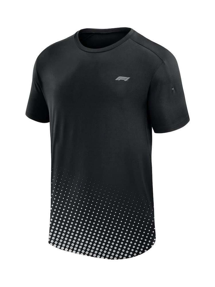 Fanatics F1 Formula 1 Tech Black T-Shirt - Image 2 of 3 Fanatics F1 Formula 1 Tech Black T-Shirt - Image 2 of 3