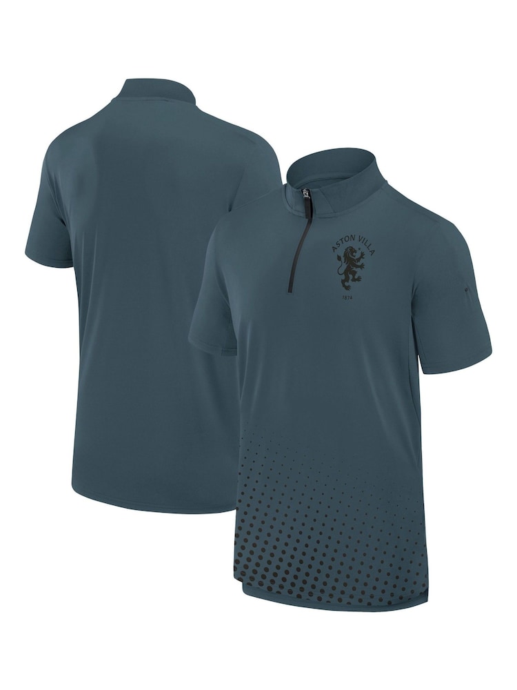 Fanatics Grey Aston Villa Tech Polo Shirt - Image 1 of 3