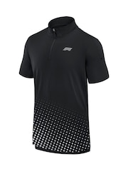 Fanatics F1 Formula 1 Tech Black Polo Shirt - Image 2 of 3