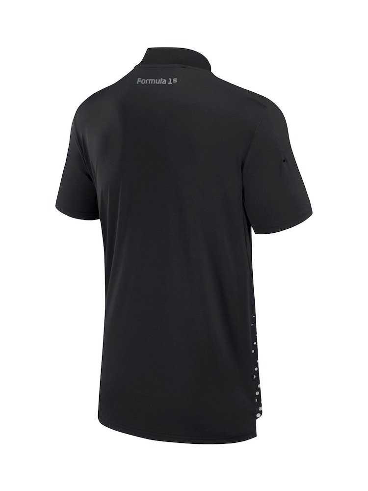 Fanatics F1 Formula 1 Tech Black Polo Shirt - Image 3 of 3