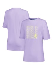 Fanatics Womens Purple Chelsea Graphic 100% Cotton T-Shirt - Image 1 of 3
