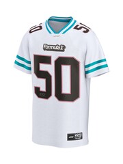 Fanatics F1 Formula 1 Miami Football Franchise White Jersey - Image 2 of 3