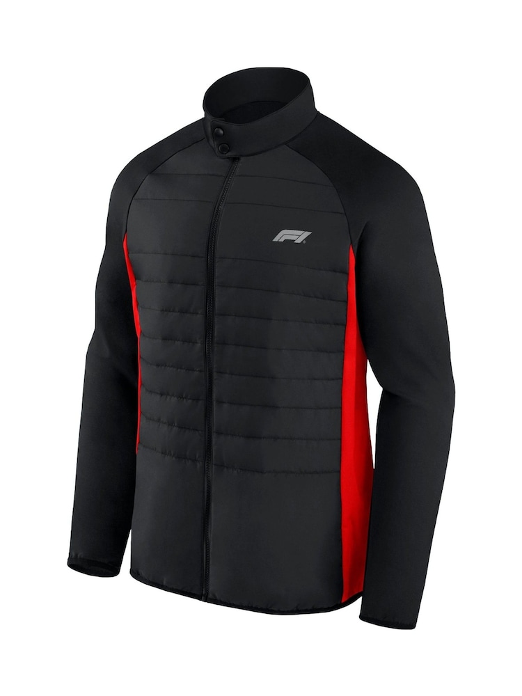 Fanatics F1 Formula 1 Tech Hybrid Black Jacket - Image 2 of 3