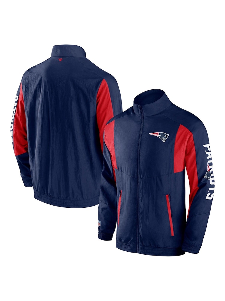 Fanatics Blue NFL New England Patriots Woven Track Jacket - Image 1 of 3