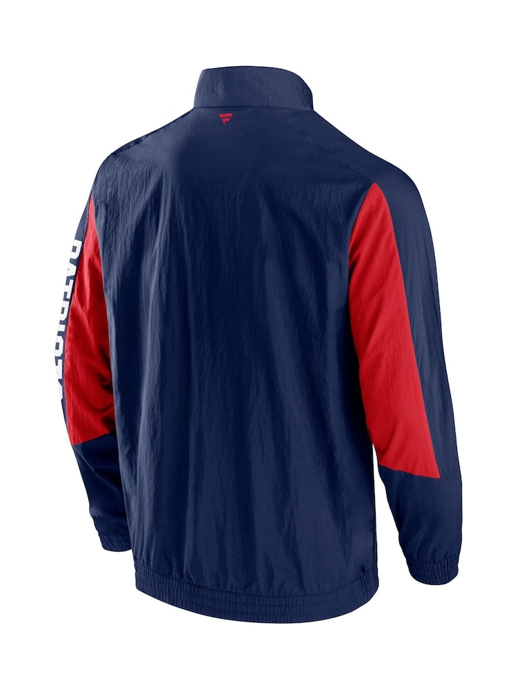Fanatics Blue NFL New England Patriots Woven Track Jacket - Image 3 of 3