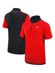 Fanatics Red F1 Formula 1 Tech Polo Shirt - Image 1 of 3