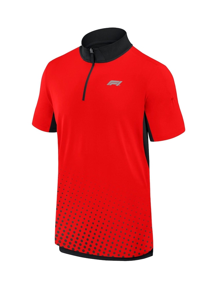 Fanatics Red F1 Formula 1 Tech Polo Shirt - Image 2 of 3