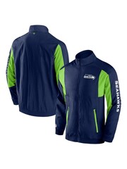 Fanatics Blue NFL Seattle Seahawks Woven Track Jacket - Image 1 of 3
