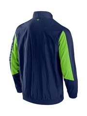 Fanatics Blue NFL Seattle Seahawks Woven Track Jacket - Image 3 of 3