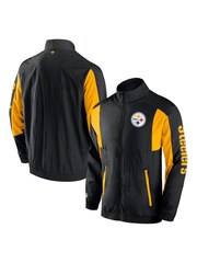 Fanatics NFL Pittsburgh Steelers Woven Track Black Jacket - Bild 1 von 3