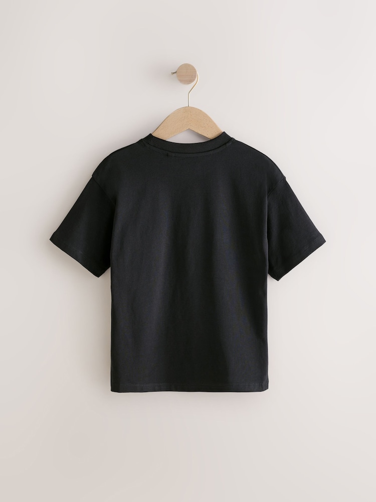 Black Pokémon License Short Sleeve T-Shirt (4-16yrs) - Image 2 of 4