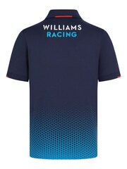 Fanatics Blue F1 Williams Racing 2024 Team 100% Cotton Polo Shirt - Image 2 of 2