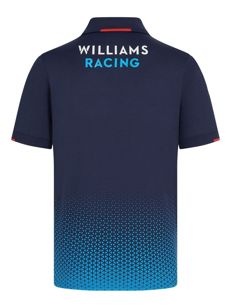 Fanatics Blue F1 Williams Racing 2024 Team 100% Cotton Polo Shirt - Image 2 of 2