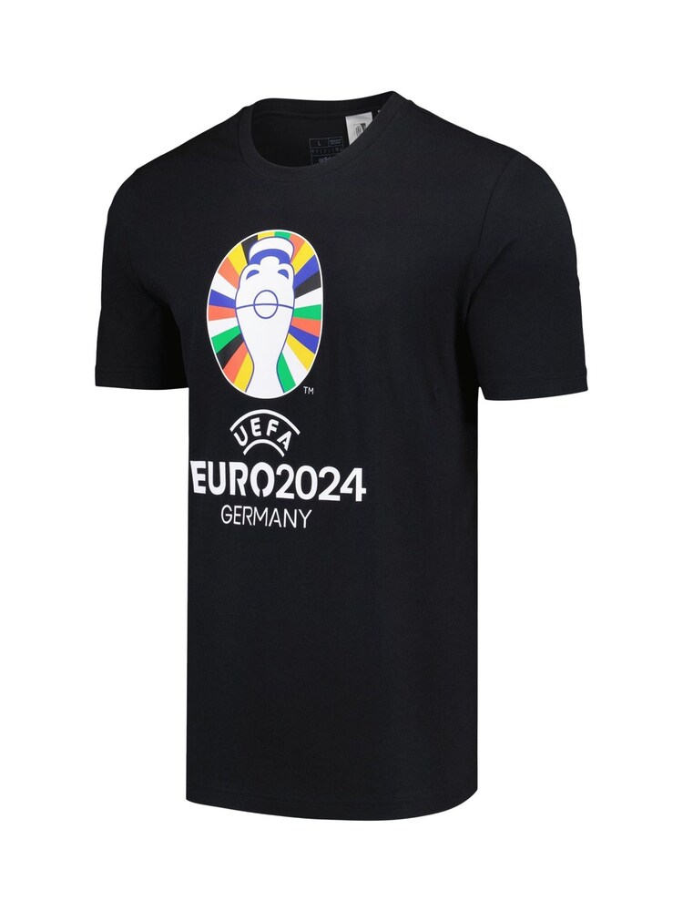 adidas Black 100% Cotton Euro 2024 T-Shirt - Image 2 of 3