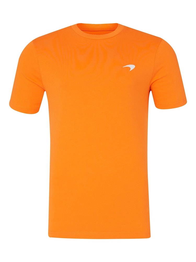 Fanatics Orange F1 McLaren Born To Race 100% Cotton T-Shirt - Image 2 of 3