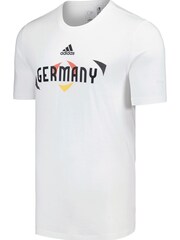 adidas White 100% Cotton Euro 2024 Germany T-Shirt - Image 2 of 3