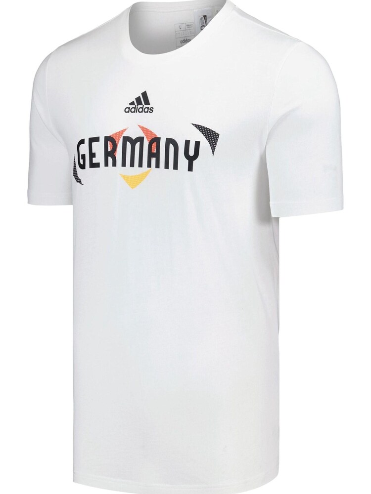 adidas White 100% Cotton Euro 2024 Germany T-Shirt - Image 2 of 3