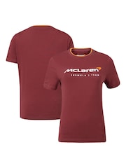 Fanatics Womens Red F1 McLaren Essential Logo 100% Cotton T-Shirt - Image 1 of 3