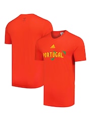 Camiseta Eurocopa 100% algodón 2024 Portugal de adidas - Imagen 1 de 3