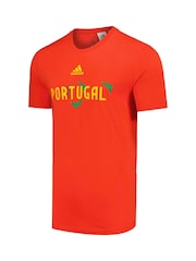 Camiseta Eurocopa 100% algodón 2024 Portugal de adidas - Imagen 3 de 3