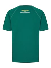 Fanatics Green Aston Martin Aramco F1 Logo T-Shirt - Image 3 of 3