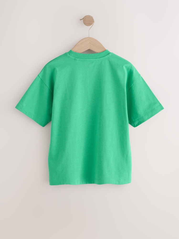 Green Licensed Minecraft T-Shirt (3-16yrs) - Image 7 of 9