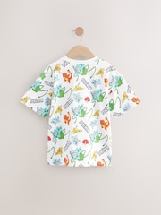 Weiss mit durchgehendem Muster - Pokémon Sequin Short Sleeve T-Shirt (4-16yrs) - Bild 2 von 4