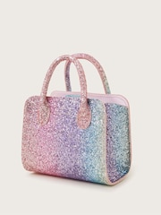 Monsoon Pink Rainbow Glitter Tote Bag - Image 2 of 3