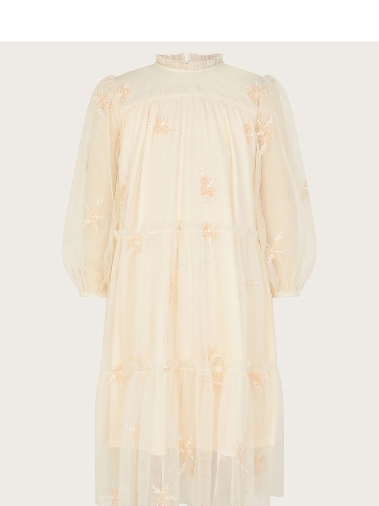 Monsoon Natural Imogen Beaded Maxi Dress - Image 1 of 3