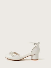 Monsoon zweiteilige Absatzschuhe mit schmucksteinverzierten Blumen - Bild 2 von 3