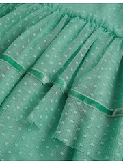 Monsoon Green Sienna Dobby Swing Dress - Image 3 of 3