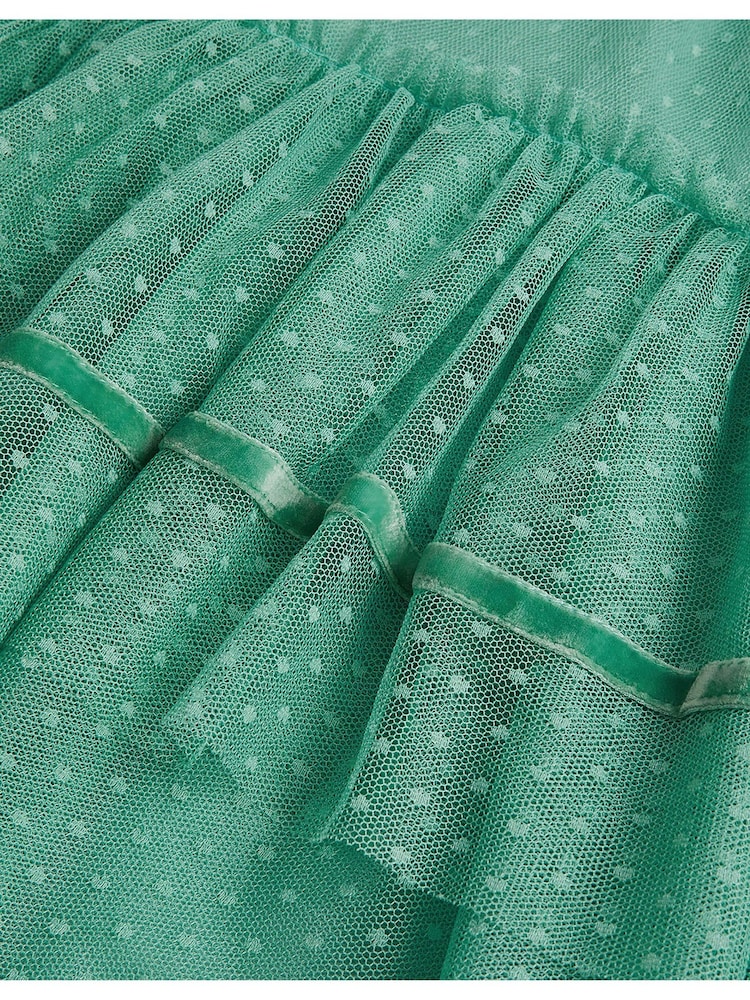 Monsoon Green Sienna Dobby Swing Dress - Image 3 of 3 Monsoon Green Sienna Dobby Swing Dress - Image 3 of 3