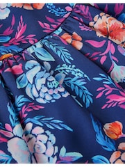 Monsoon Blue Floral Tiered Dress - Image 4 of 4