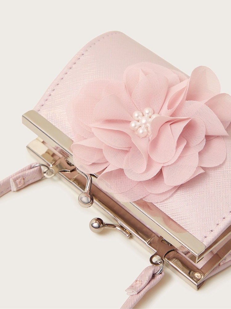 حقيبة وصيفة العروس تصميم زهرة من Monsoon - Image 3 of 3