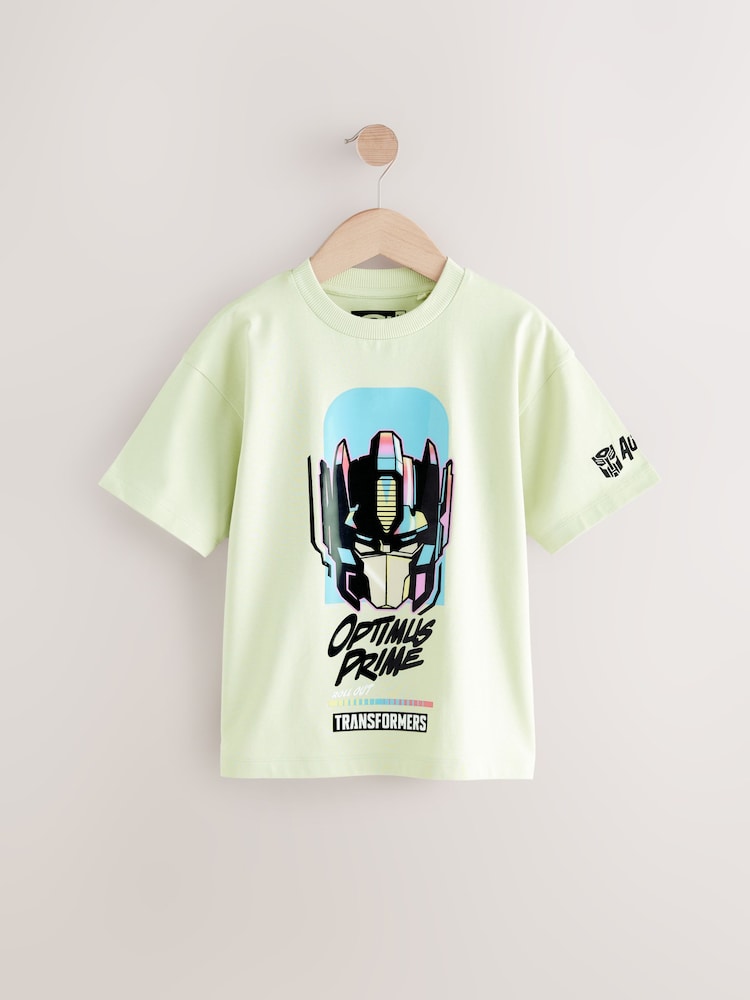 Mint Green Transformers Licensed T-Shirt (3-16yrs) - Image 1 of 4