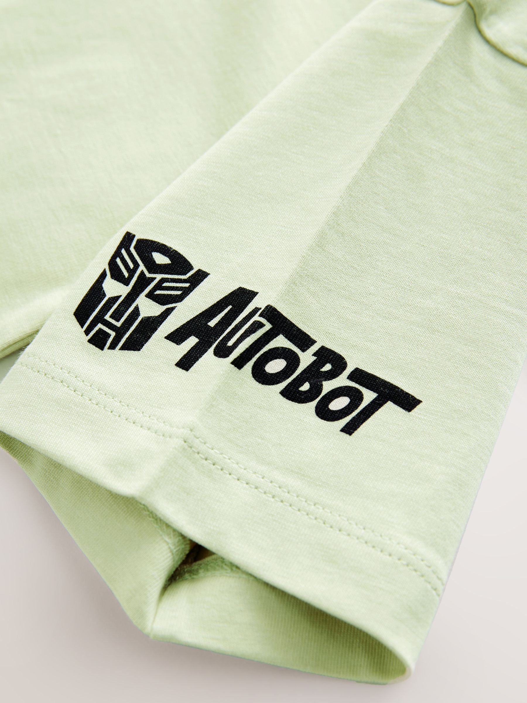 Buy Mint Green Transformers Licensed T-Shirt (3-16yrs) from the