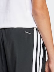 adidas Black 3 Stripe Woven Shorts - Image 5 of 8