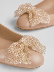 LK Bennett Christa Sparkle Bow Flats - Slika 4 iz 4
