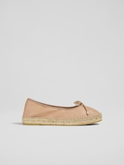 LK Bennett Natural Talee Ballet Espadrilles - Image 1 of 4