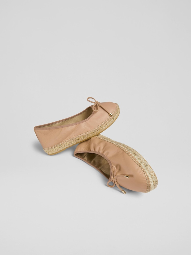 LK Bennett Natural Talee Ballet Espadrilles - Image 2 of 4