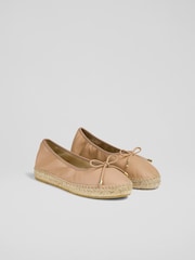 LK Bennett Natural Talee Ballet Espadrilles - Image 3 of 4