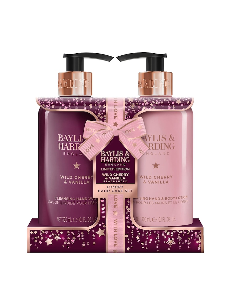 Baylis & Harding Wild Cherry & Vanilla Luxury Hand Care Gift Set - Image 1 of 5 Baylis & Harding Wild Cherry & Vanilla Luxury Hand Care Gift Set - Image 1 of 5