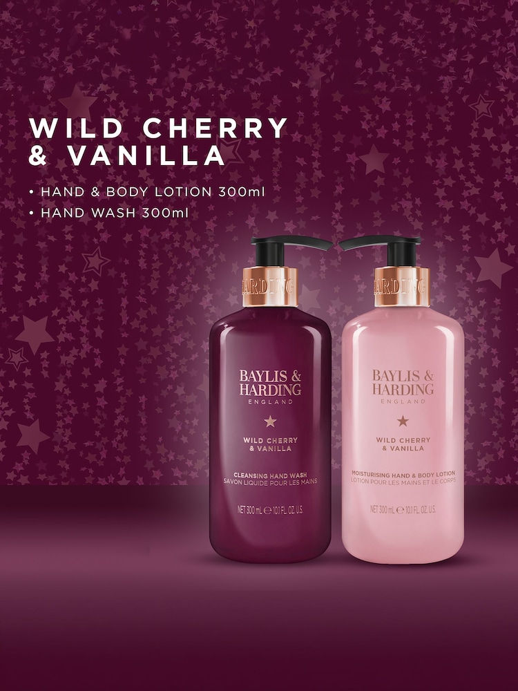 Baylis & Harding Wild Cherry & Vanilla Luxury Hand Care Gift Set - Image 2 of 5 Baylis & Harding Wild Cherry & Vanilla Luxury Hand Care Gift Set - Image 2 of 5