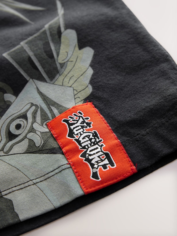 Black Short Sleeve T-Shirt (6-16yrs) - Image 4 of 4